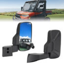 Polaris Ranger Hard Door Mounted Side View Mirrors Set