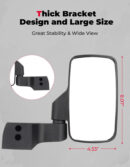 Polaris Ranger Hard Door Mounted Side View Mirrors Set
